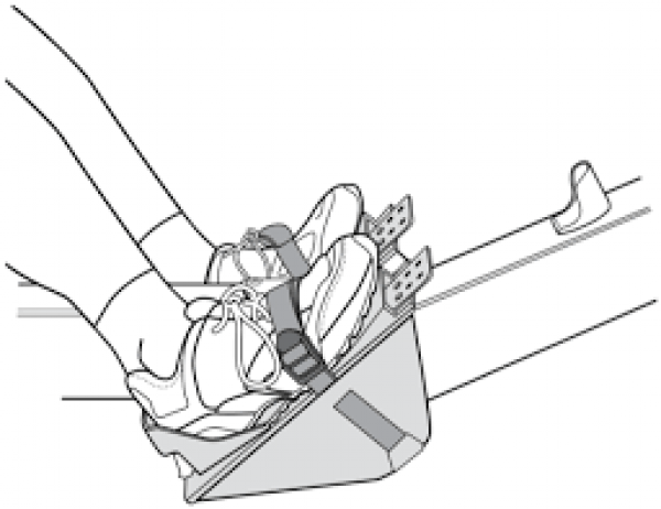 Cale-pied (partie flexible) pour Rameurs Concept2